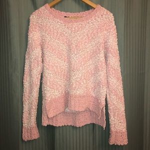 Pink Fuzzy Sweater